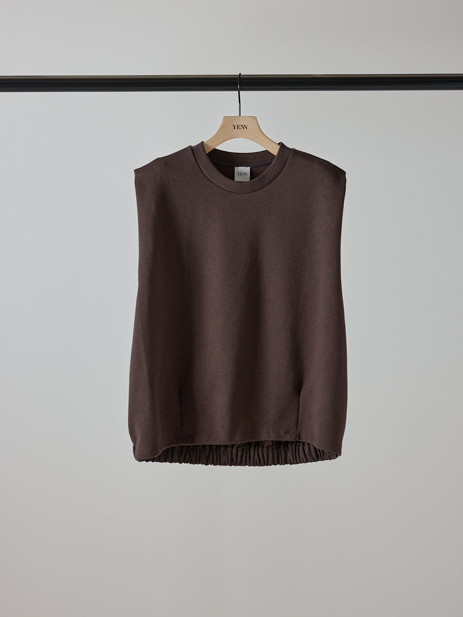 【予約販売】YENN SLEEVELESS SWEAT PO Y253-81077