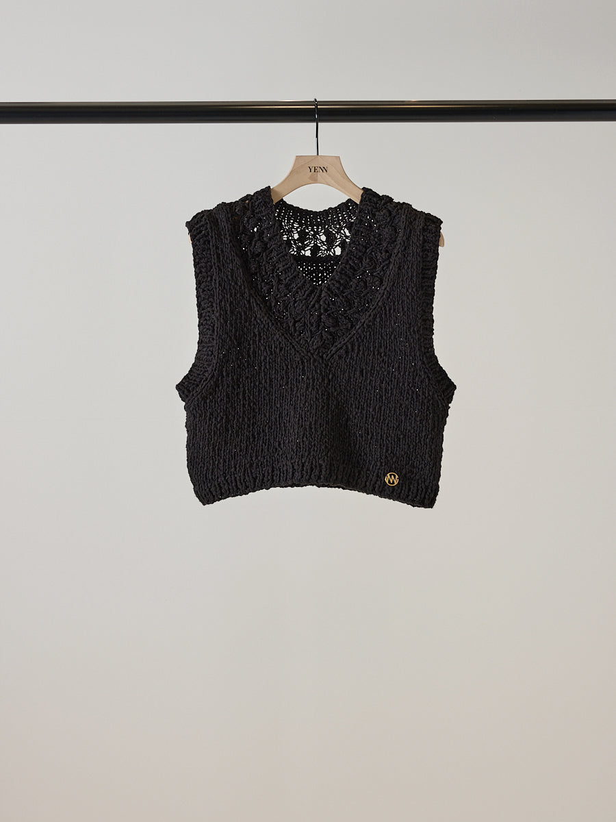 【予約販売】YENN CROCHET YORK VEST Y253-91092