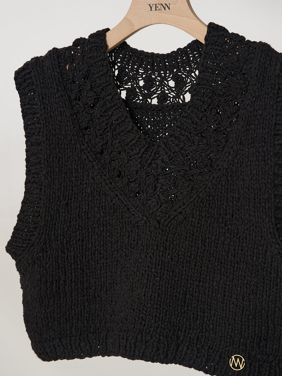 【予約販売】YENN CROCHET YORK VEST Y253-91092