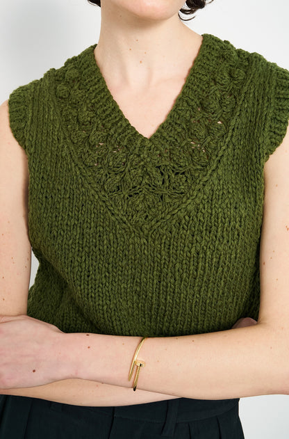 【予約販売】YENN CROCHET YORK VEST Y253-91092