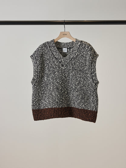 【予約販売】YENN BI COLOR KNIT VEST Y253-91093