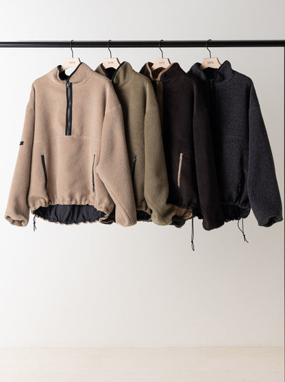 【予約販売】YENN SHAGGY HALF ZIP JK Y254-41126-4