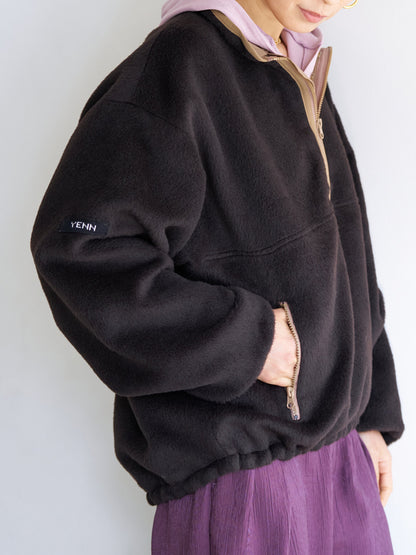 【予約販売】YENN SHAGGY HALF ZIP JK Y254-41126-4