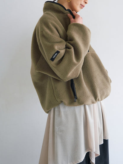 【予約販売】YENN SHAGGY HALF ZIP JK Y254-41126-4