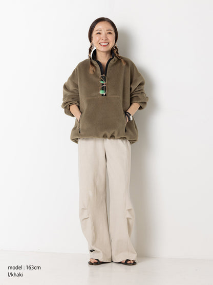 【予約販売】YENN SHAGGY HALF ZIP JK Y254-41126-4