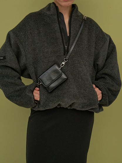 【予約販売】YENN SHAGGY HALF ZIP JK Y254-41126-4