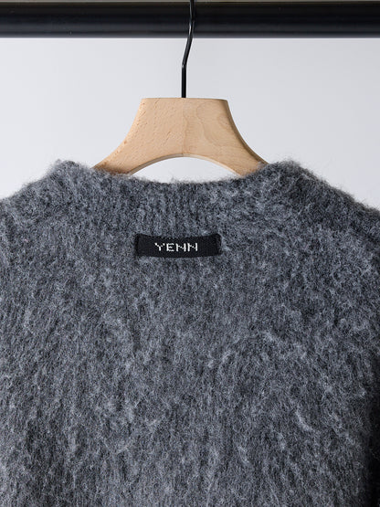 YENN ALPACA MIX CARDIGAN Y254-91122
