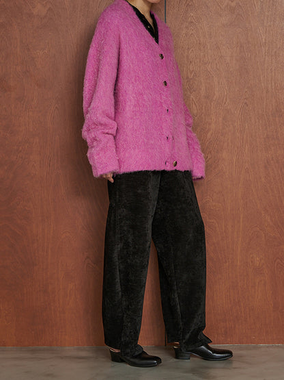 YENN ALPACA MIX CARDIGAN Y254-91122