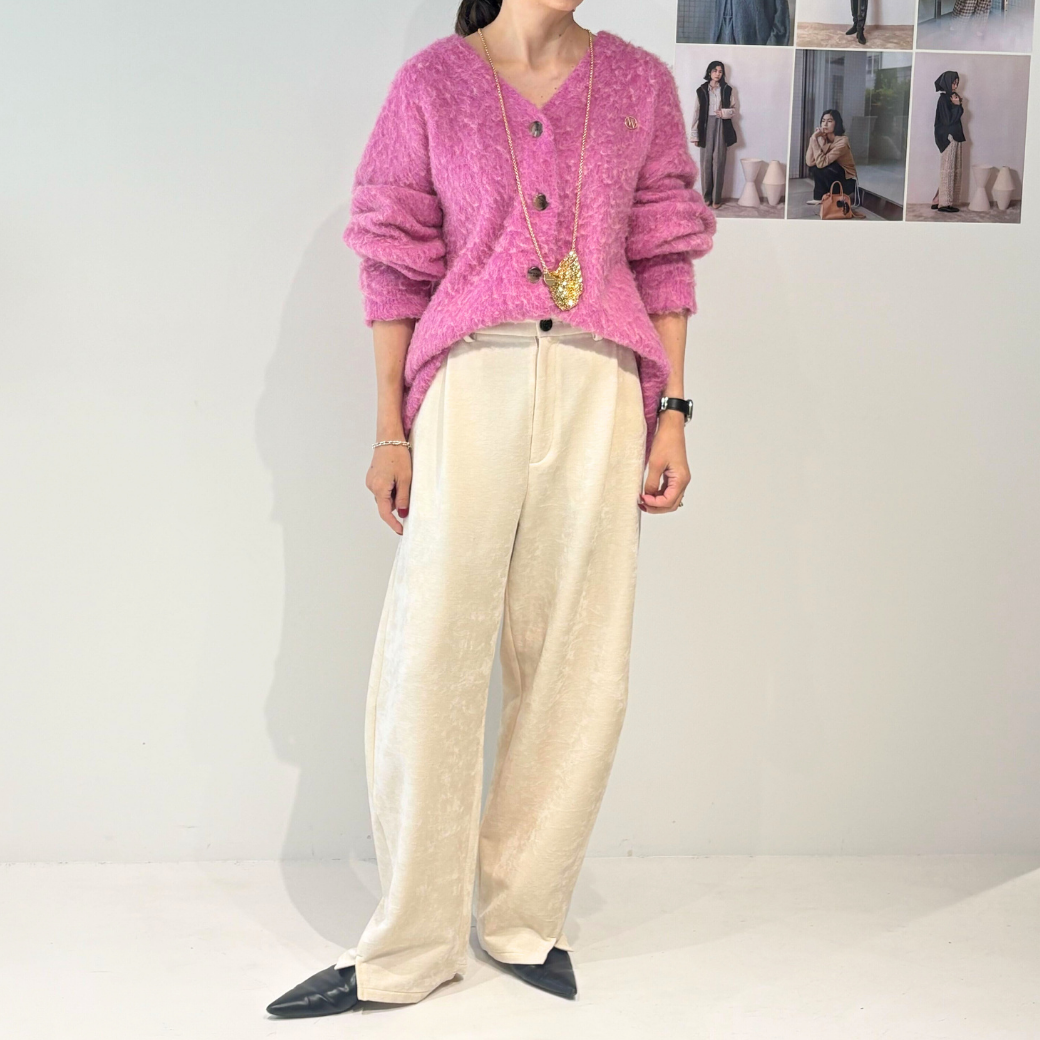 YENN ALPACA MIX CARDIGAN Y254-91122