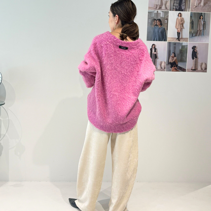 YENN ALPACA MIX CARDIGAN Y254-91122