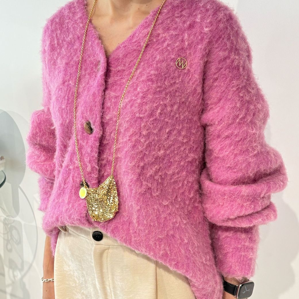 YENN ALPACA MIX CARDIGAN Y254-91122