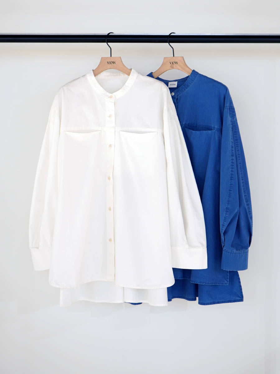【予約販売】YENN PIGMENT WASHED SHIRT Y261-12007