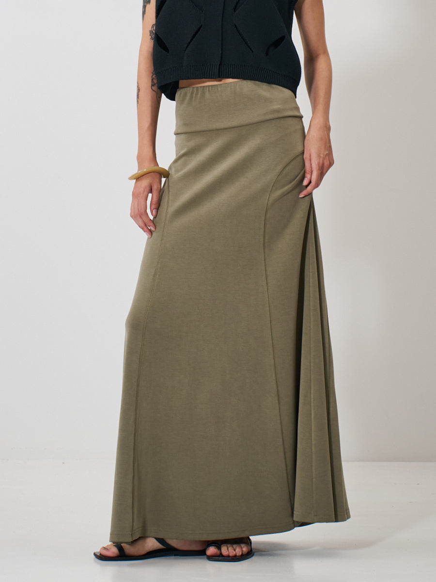 【予約販売】YENN FIBRIL JERSEY SKIRT Y261-21023