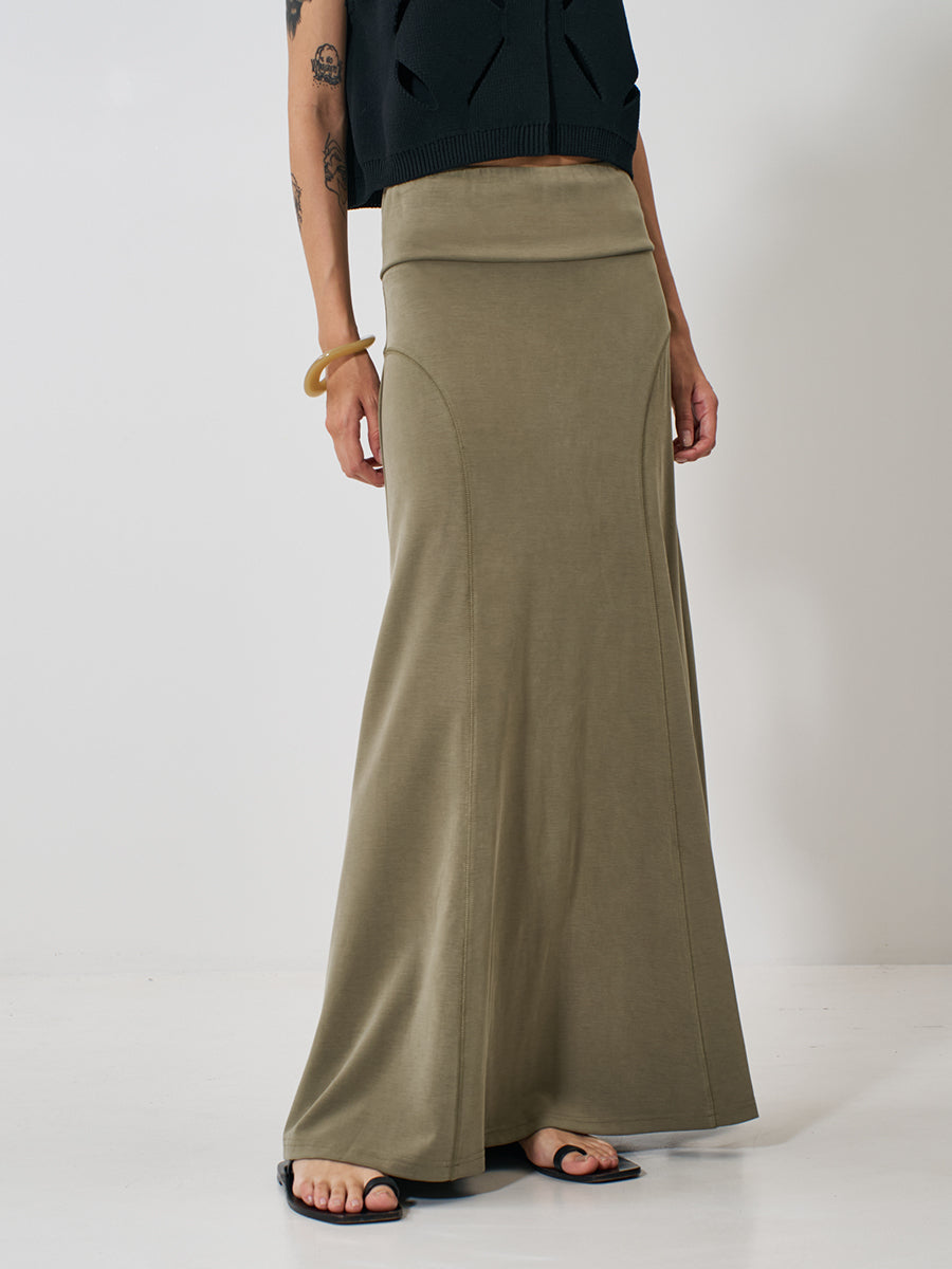 【予約販売】YENN FIBRIL JERSEY SKIRT Y261-21023