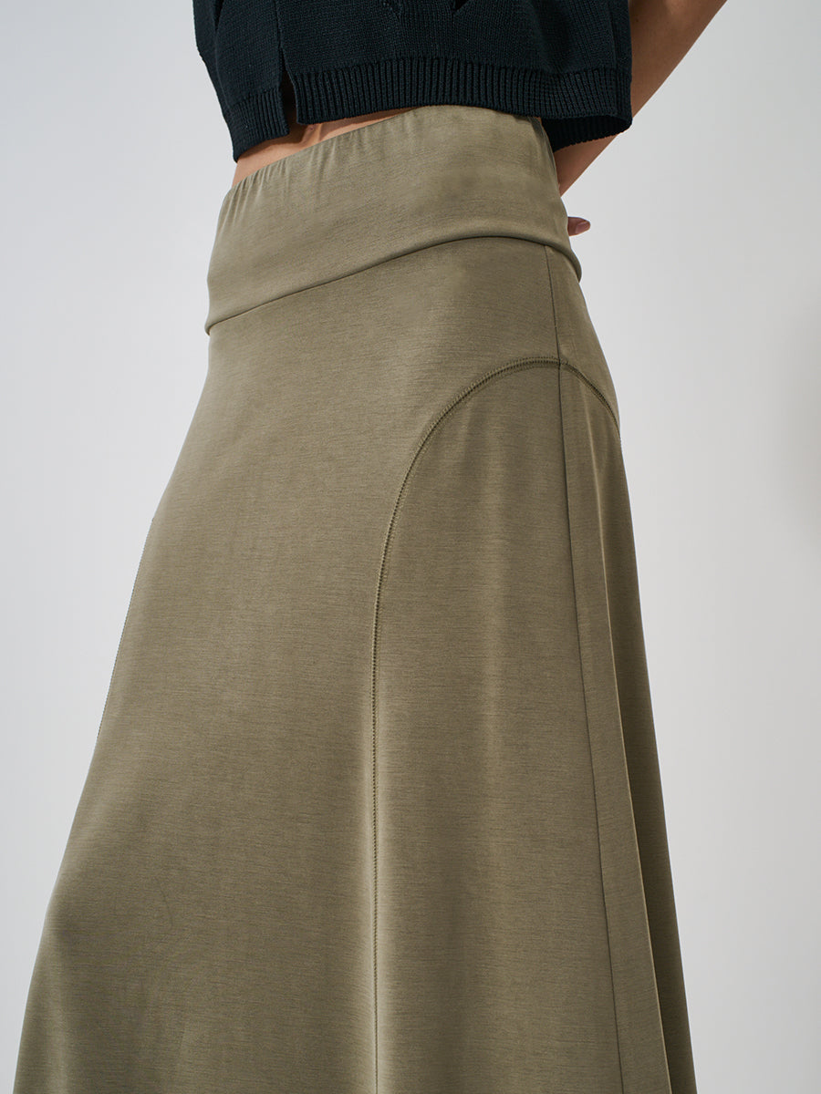 【予約販売】YENN FIBRIL JERSEY SKIRT Y261-21023