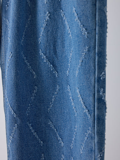 【予約販売】YENN LASER CUT WIDE DENIM Y261-31001