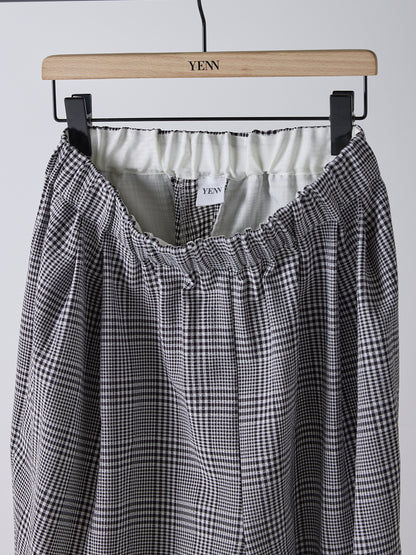 【予約販売】YENN PLAID TUCK EASY PT Y261-31008