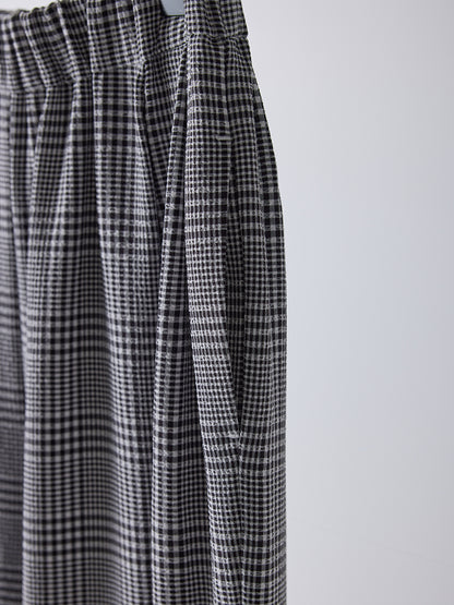 【予約販売】YENN PLAID TUCK EASY PT Y261-31008