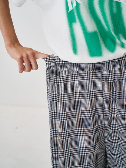 【予約販売】YENN PLAID TUCK EASY PT Y261-31008