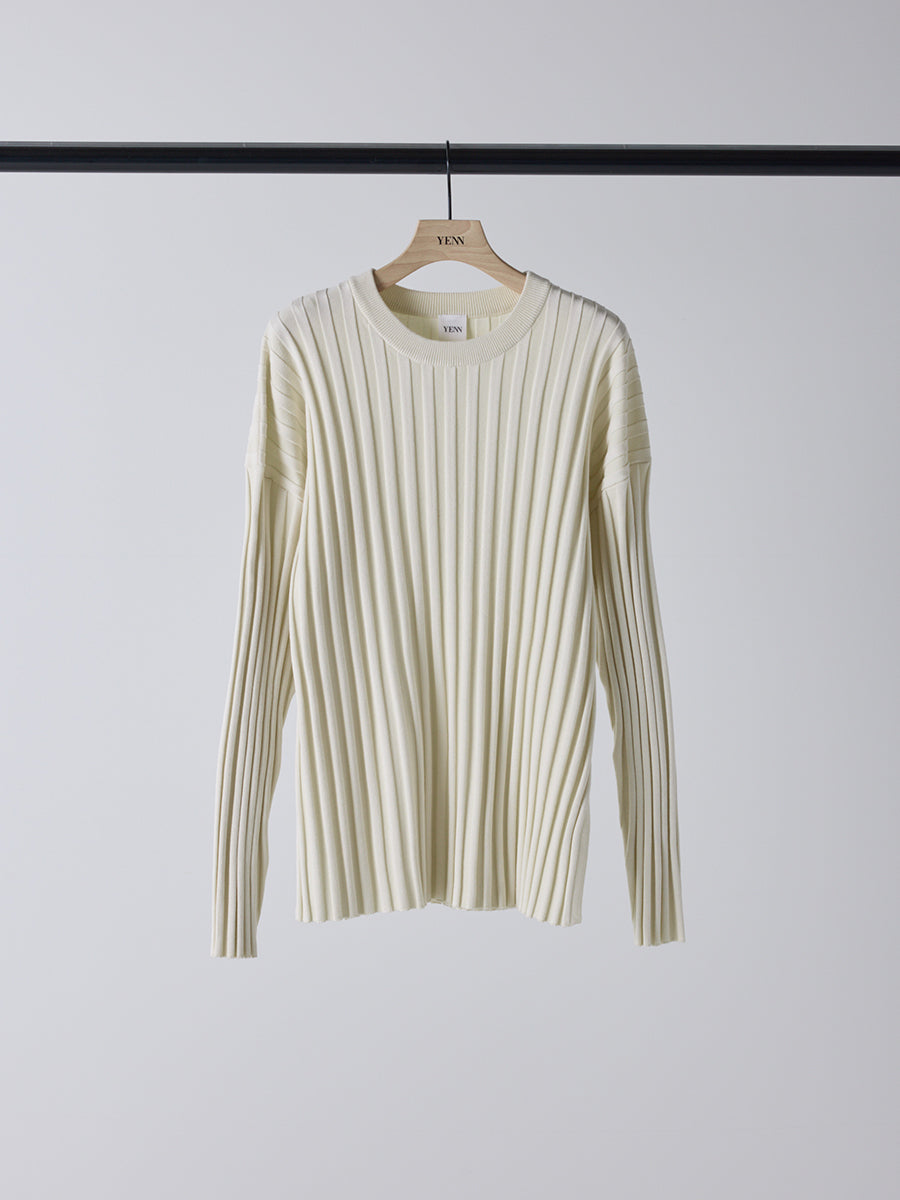 【予約販売】YENN RIB KNIT LONG TEE Y261-91014
