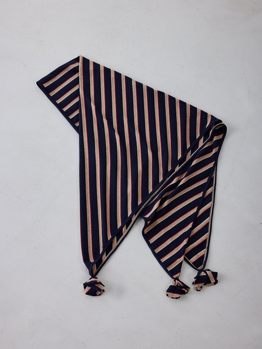 【予約販売】YENN STRIPED JERSEY SCARF Y262-01048