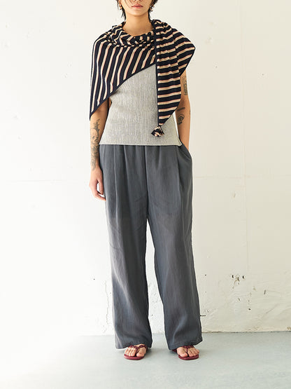 【予約販売】YENN STRIPED JERSEY SCARF Y262-01048