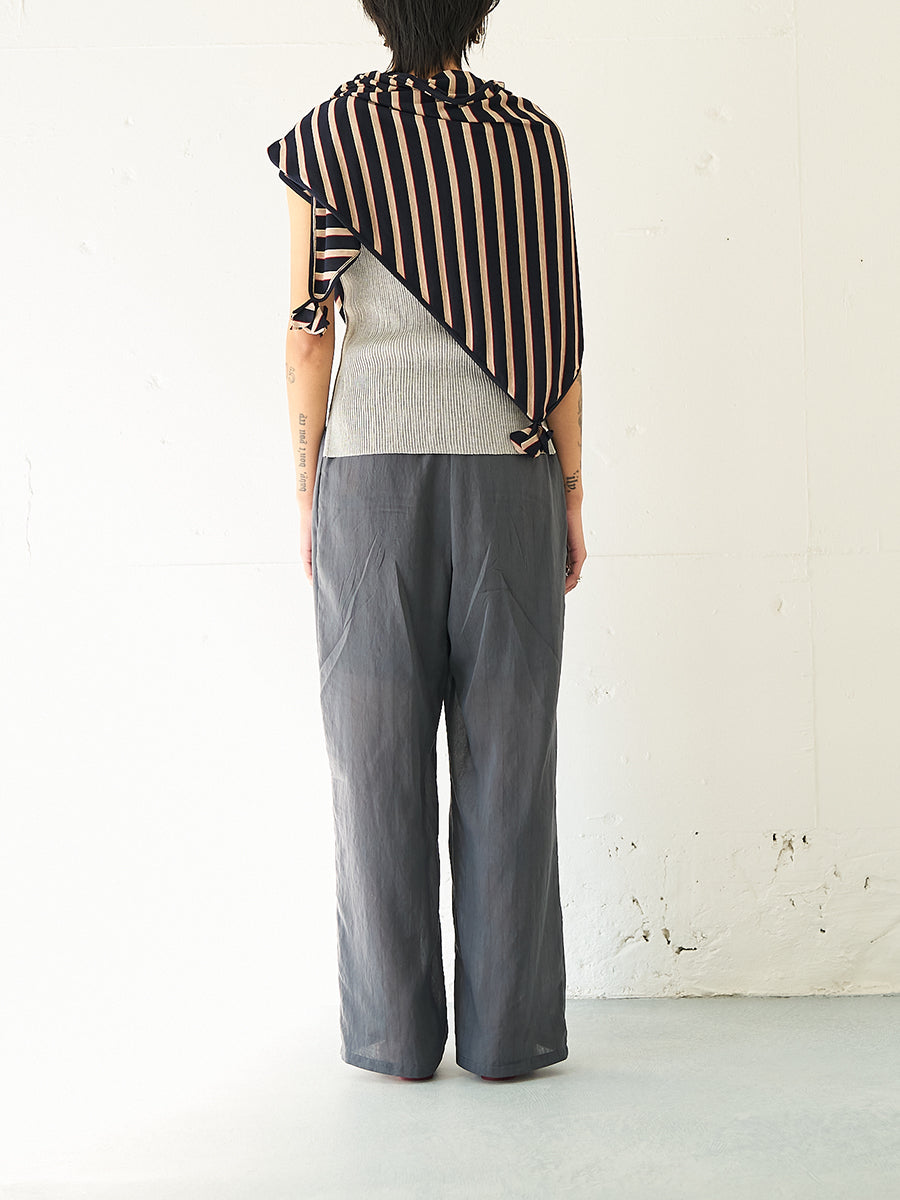 【予約販売】YENN STRIPED JERSEY SCARF Y262-01048