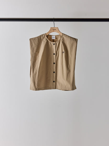 【予約販売】YENN SLEEVELESS SHIRT Y262-11040