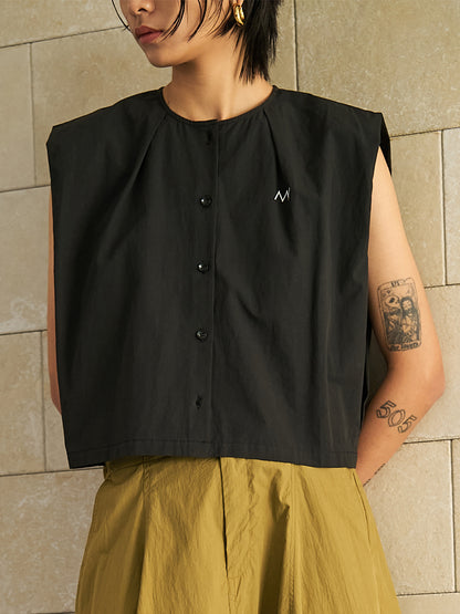 【予約販売】YENN SLEEVELESS SHIRT Y262-11040