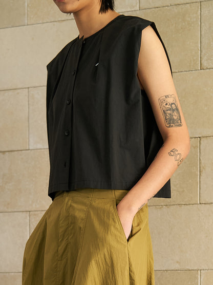 【予約販売】YENN SLEEVELESS SHIRT Y262-11040