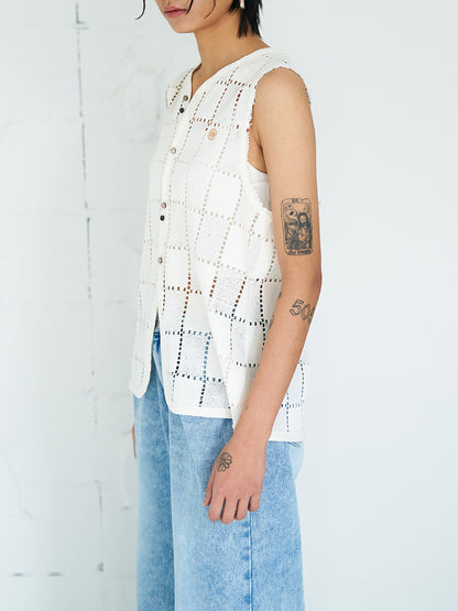 【予約販売】YENN SLEEVELESS LACE TOP Y262-12045