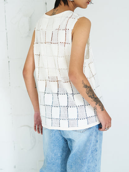 【予約販売】YENN SLEEVELESS LACE TOP Y262-12045