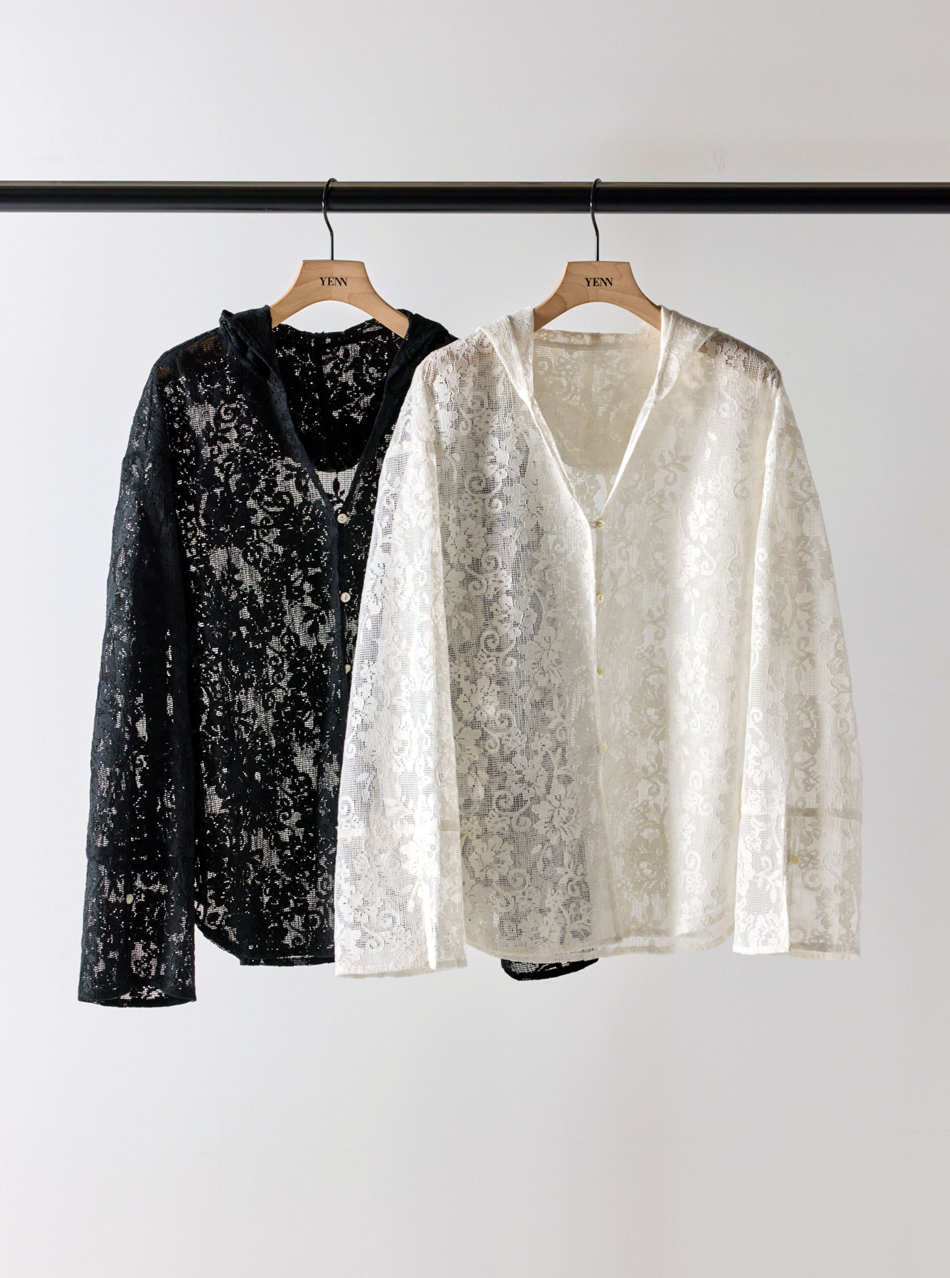 【予約販売】YENN PORTABLE LACE HOODIE Y262-12047