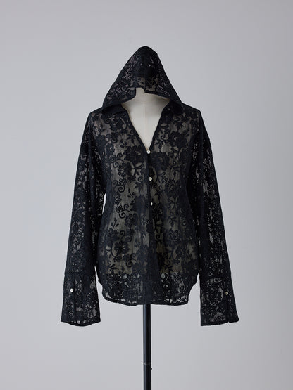 【予約販売】YENN PORTABLE LACE HOODIE Y262-12047