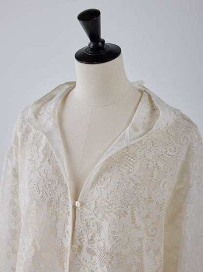 【予約販売】YENN PORTABLE LACE HOODIE Y262-12047