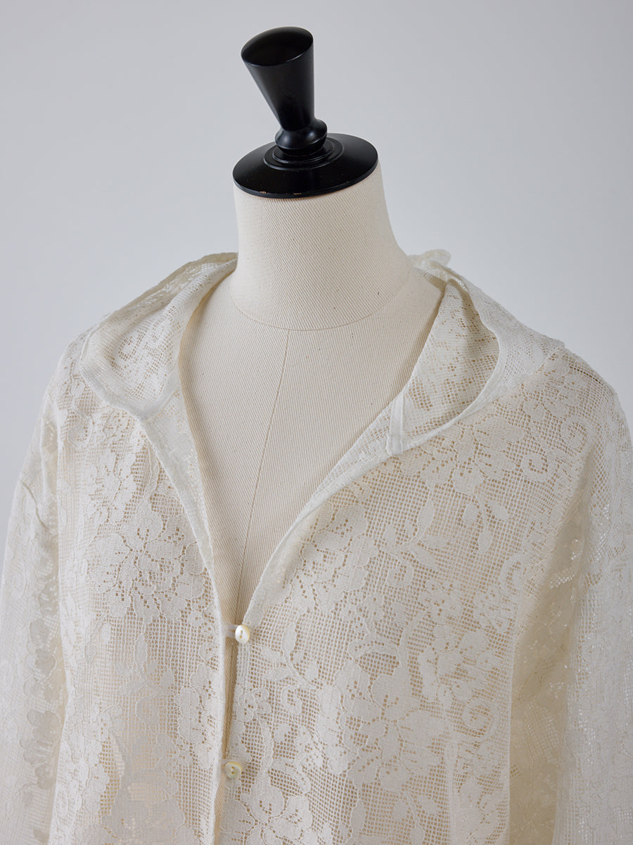 【予約販売】YENN PORTABLE LACE HOODIE Y262-12047