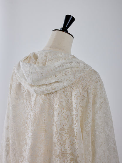 【予約販売】YENN PORTABLE LACE HOODIE Y262-12047
