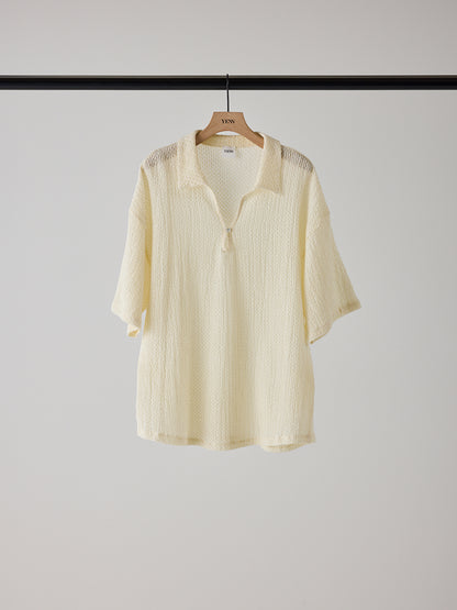 【予約販売】YENN KEY NECK BLOUSE Y262-12055