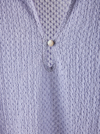 【予約販売】YENN KEY NECK BLOUSE Y262-12055