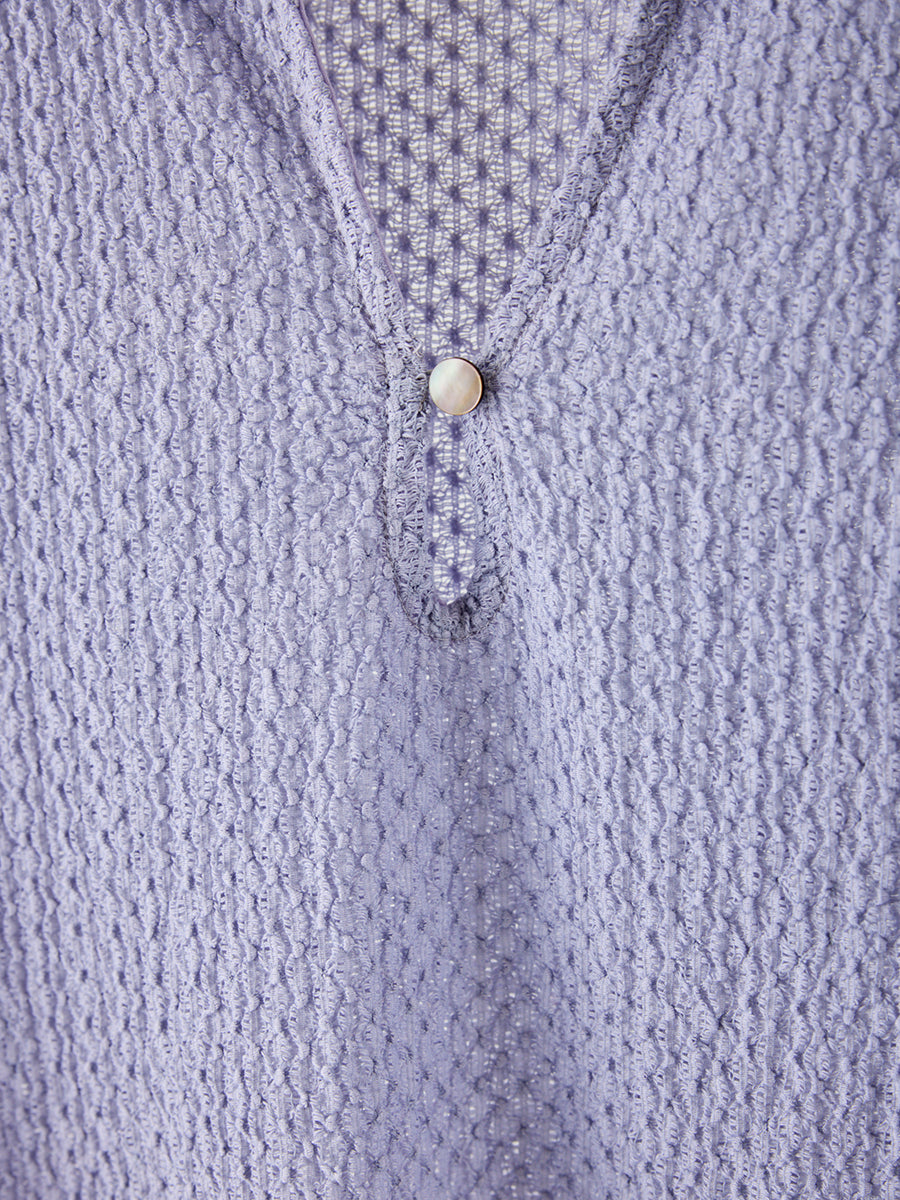 【予約販売】YENN KEY NECK BLOUSE Y262-12055