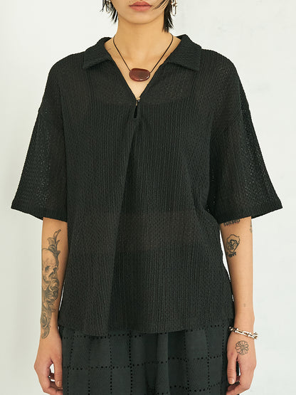 【予約販売】YENN KEY NECK BLOUSE Y262-12055