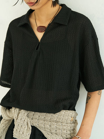 【予約販売】YENN KEY NECK BLOUSE Y262-12055