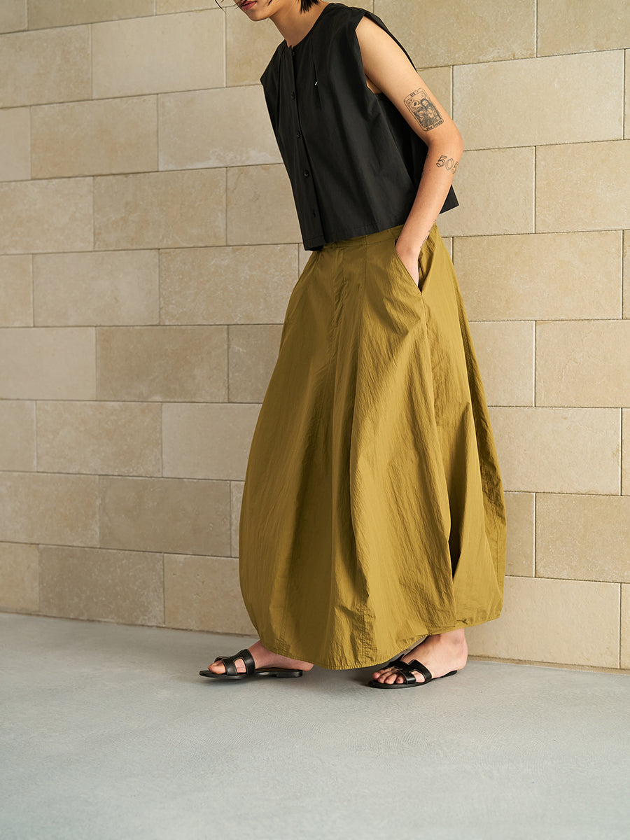 新品タグ付き★YENN★ VOLUME CURVE SKIRT ★サイズ38 YENN VOLUME CURVE SKIRT Y262-22052 – RUKA