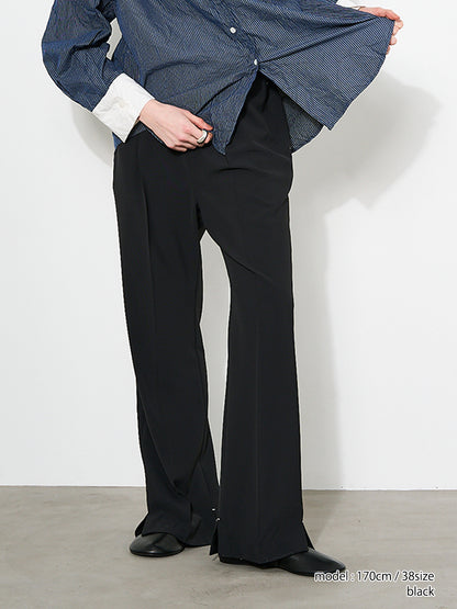 【予約販売】YENN SIDE SLIT SLACKS Y262-31039