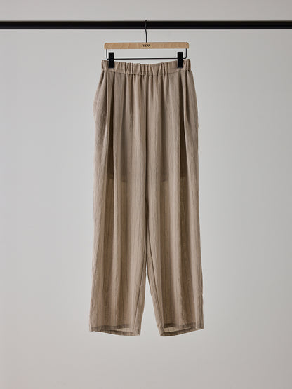 【予約販売】YENN SHEER STRIPE EASY PT Y262-31042