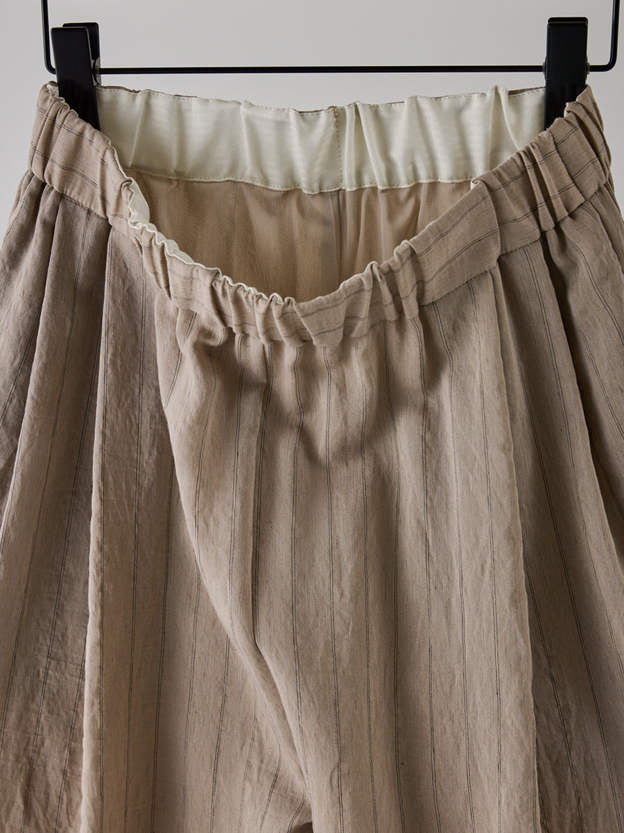 【予約販売】YENN SHEER STRIPE EASY PT Y262-31042