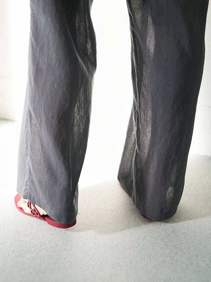 【予約販売】YENN SHEER STRIPE EASY PT Y262-31042