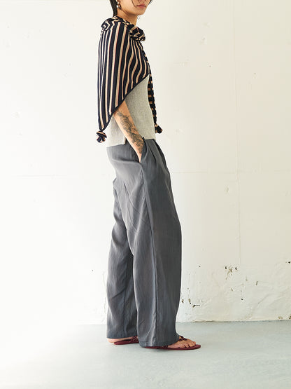 【予約販売】YENN SHEER STRIPE EASY PT Y262-31042