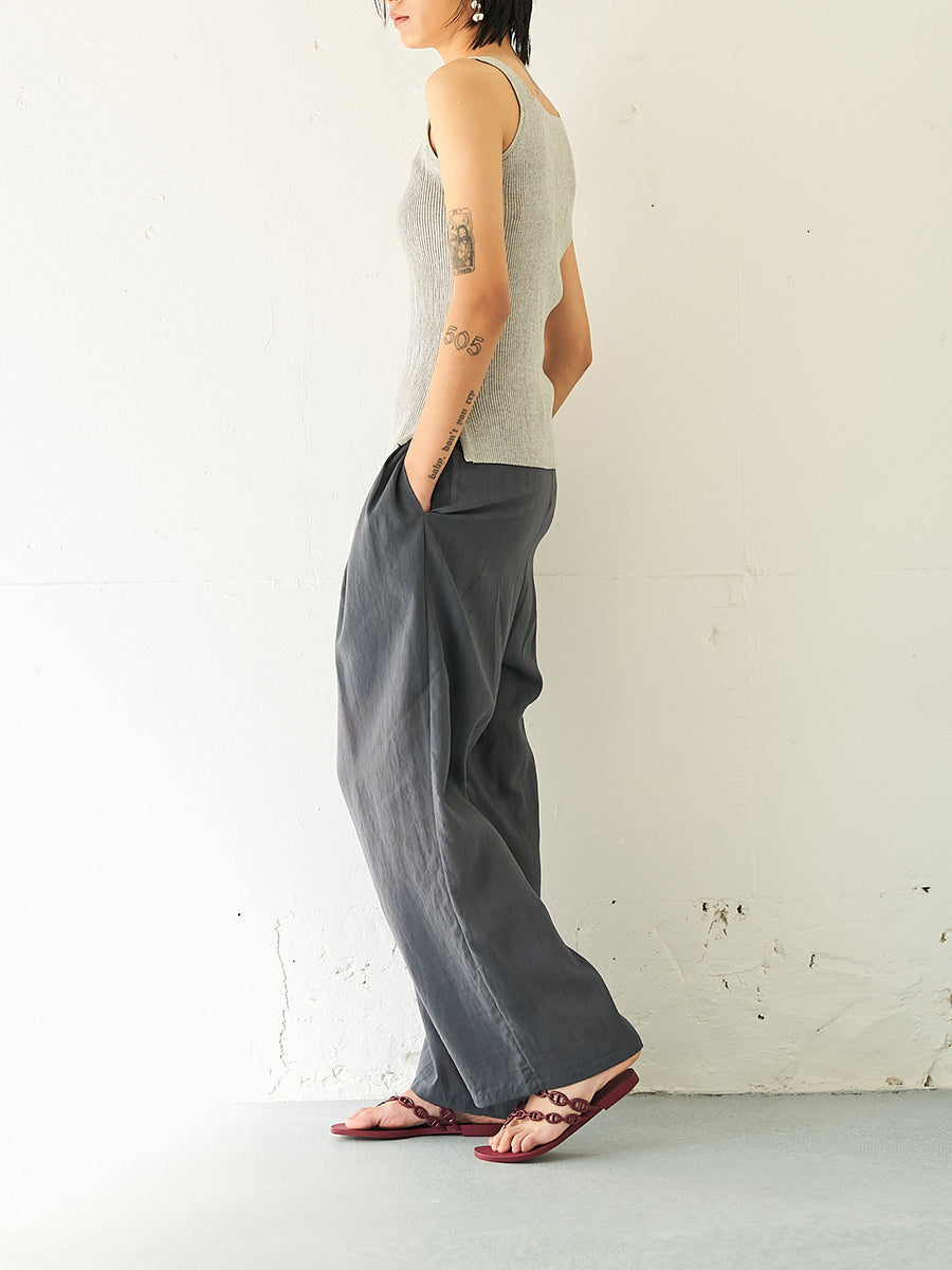 【予約販売】YENN SHEER STRIPE EASY PT Y262-31042