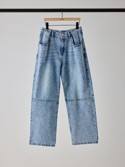 YENN TUCK BELT DENIM PT Y262-31064